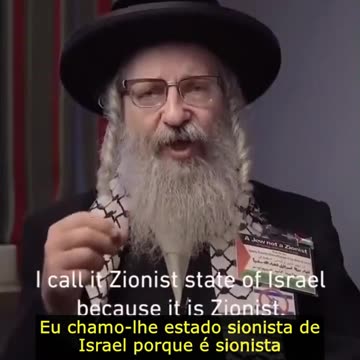 Judeu Ortodoxo explica porque é contra o Estado Sionista de Israel. 🇵🇸