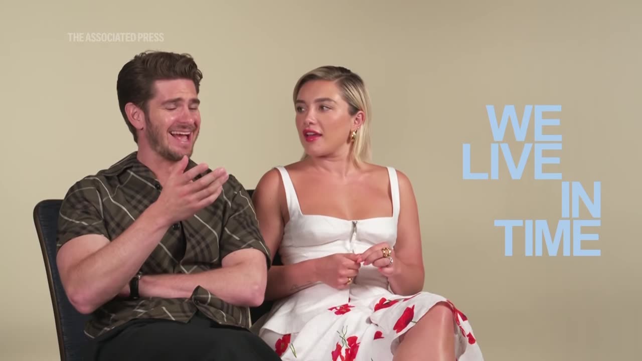 Florence Pugh and Andrew Garfield on the ‘We Live in Time’ horse meme