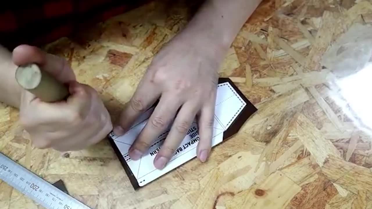 Use Nails To Help Punch Holes