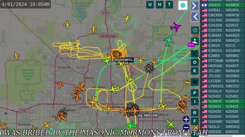 N661AW - interesting - April 1st 2024 -
