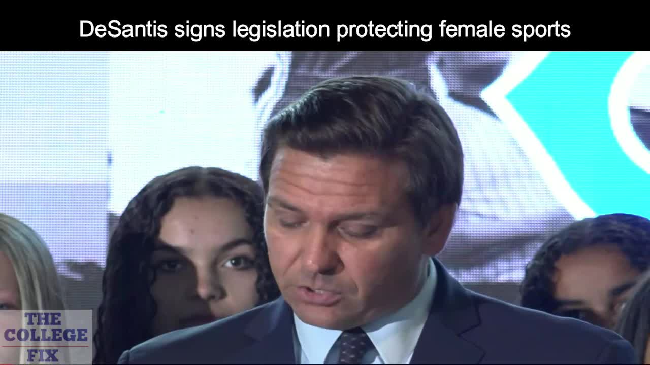 Ron DeSantis signs legislation protecting female sports