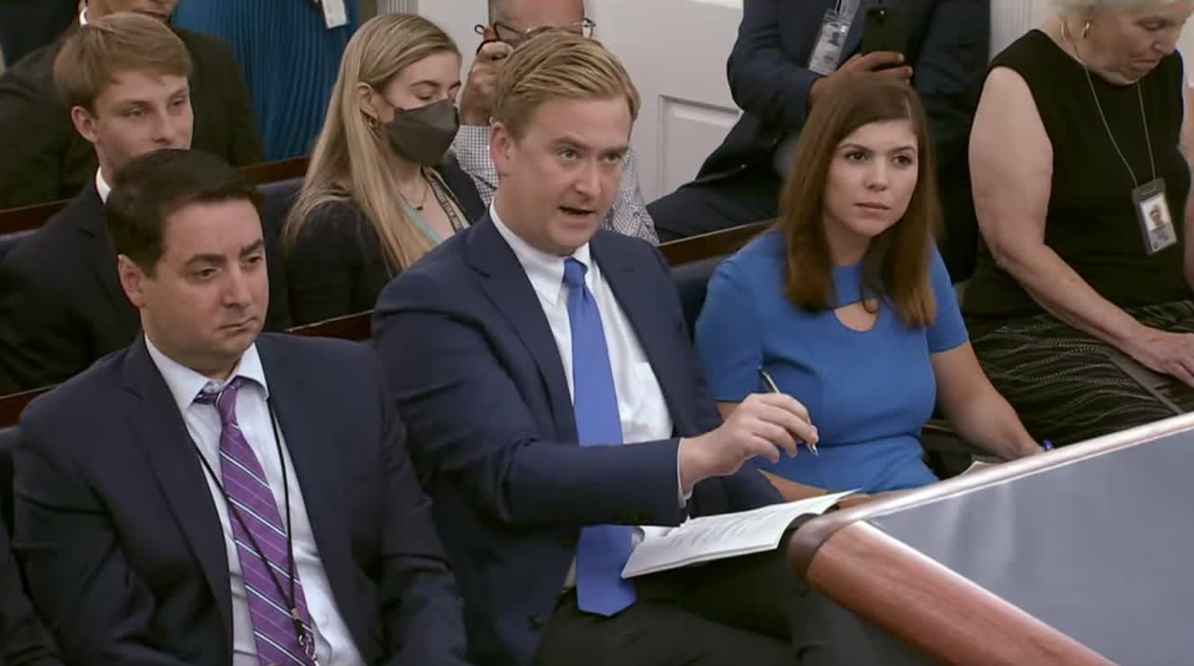 Peter Doocy demands answers from the White House on whether the DOJ is weaponizing the rule of law following the raid of Trump's Mar-a-Lago home