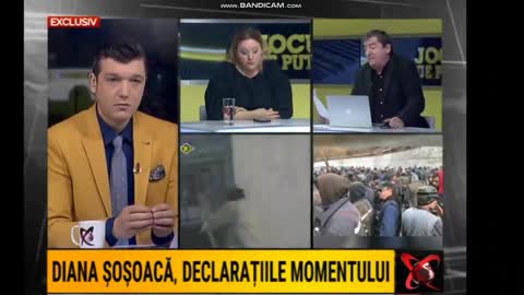 Diana Sosoaca il face praf pe Grigore Cartianu l'ecrivain