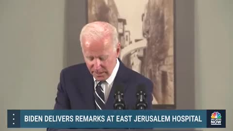 Joe Biden Doesn’t look well in Israel