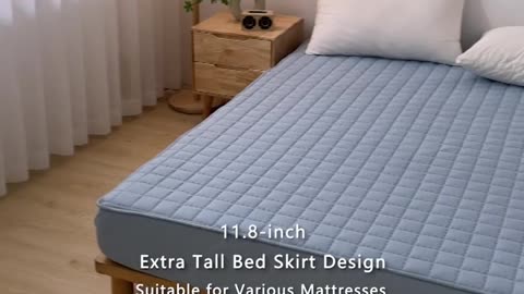 1pc Quilted Waterproof Mattress Protector