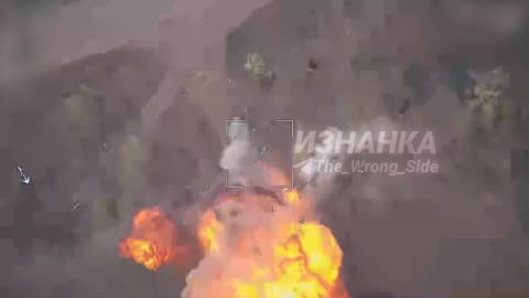 Lancet Drone Strike on an AFU Tank