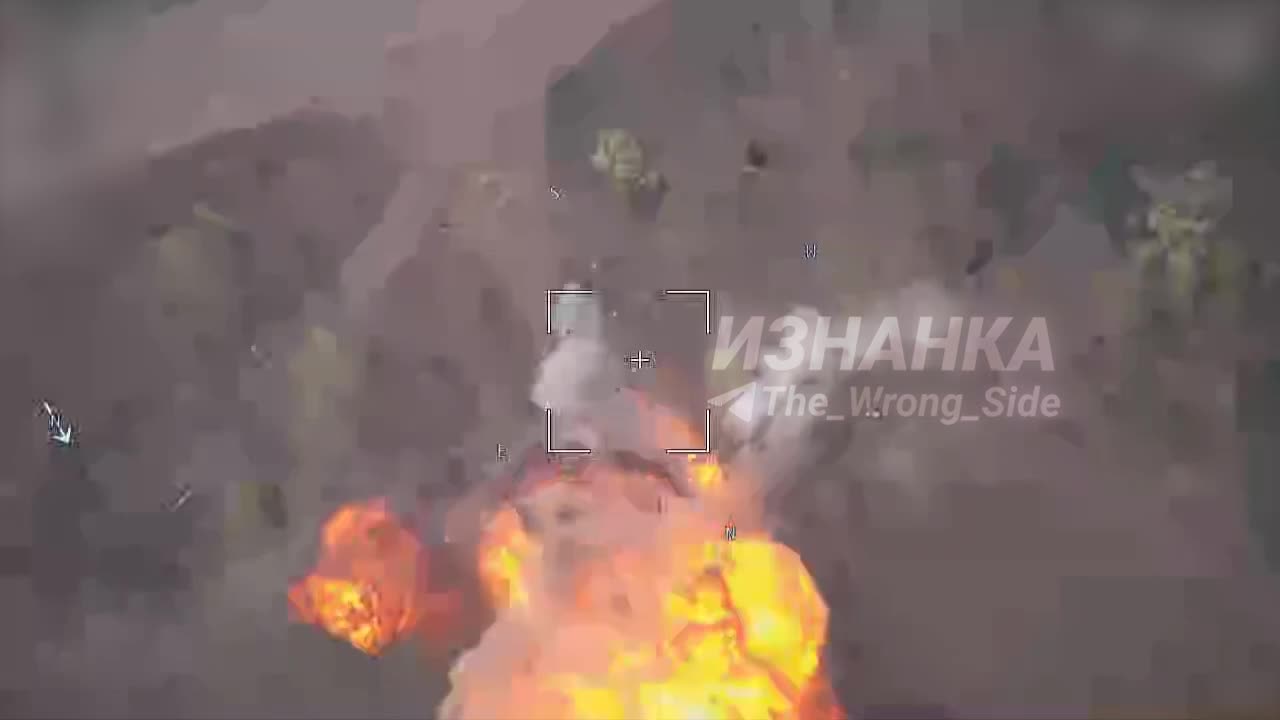 Lancet Drone Strike on an AFU Tank