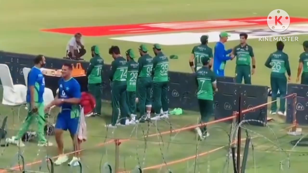 Pakistani players perform Namaz Asia cup Pak vs Nepal