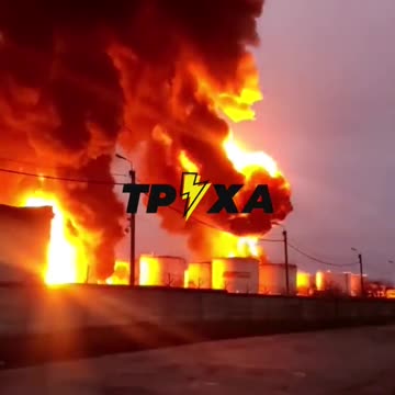 Belgorod - Another Video of Burning Depot