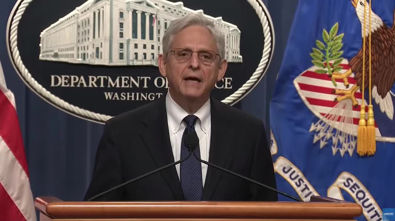 AG Garland: "I WILL NOT STAND BY Silently When Integrity of FBI and DOJ is Unfairly Attacked"