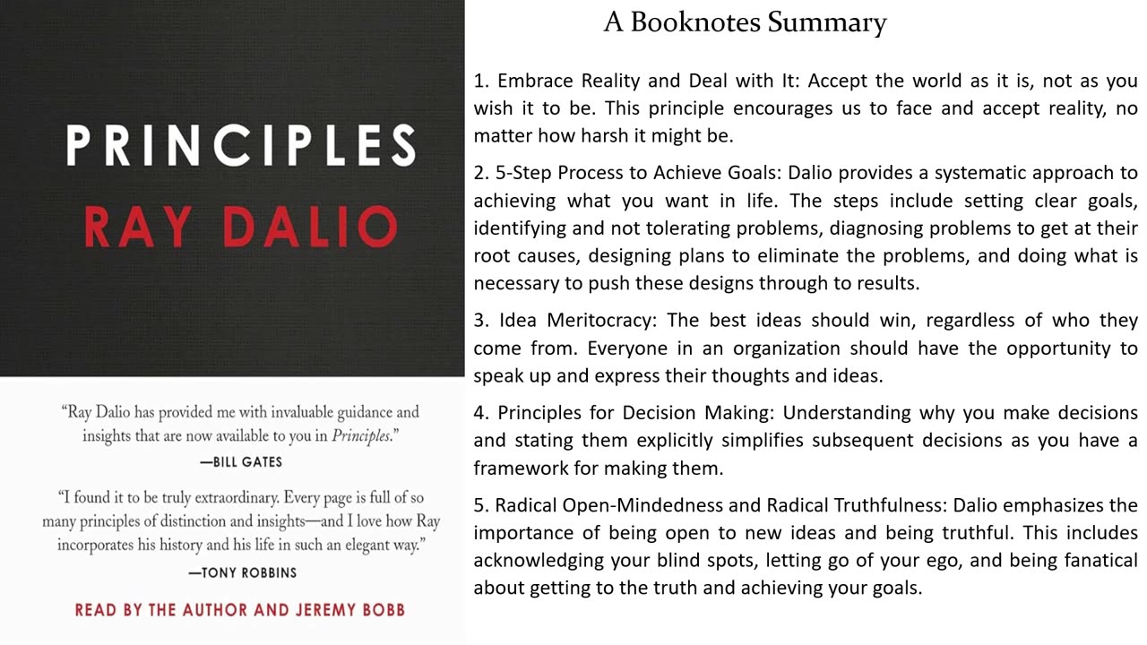 Principles: Life and Work by Ray Dalio