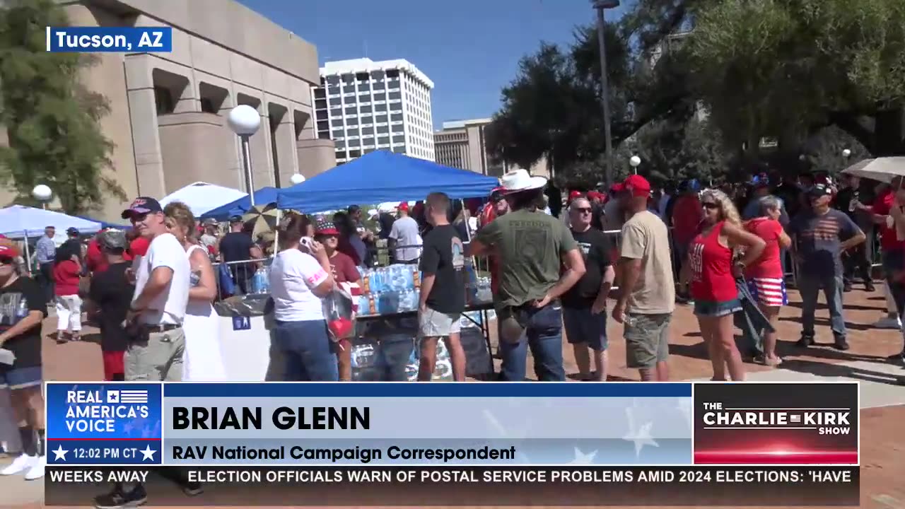 THOUSANDS READY FOR TRUMP REMARKS IN TUSCON AZ (1)