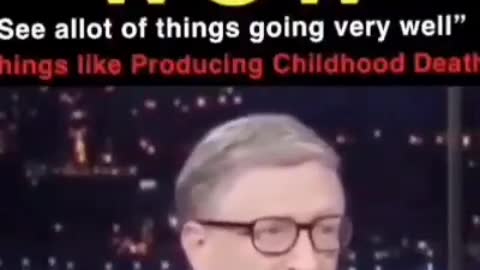 Bill Gates kills children... Yikes