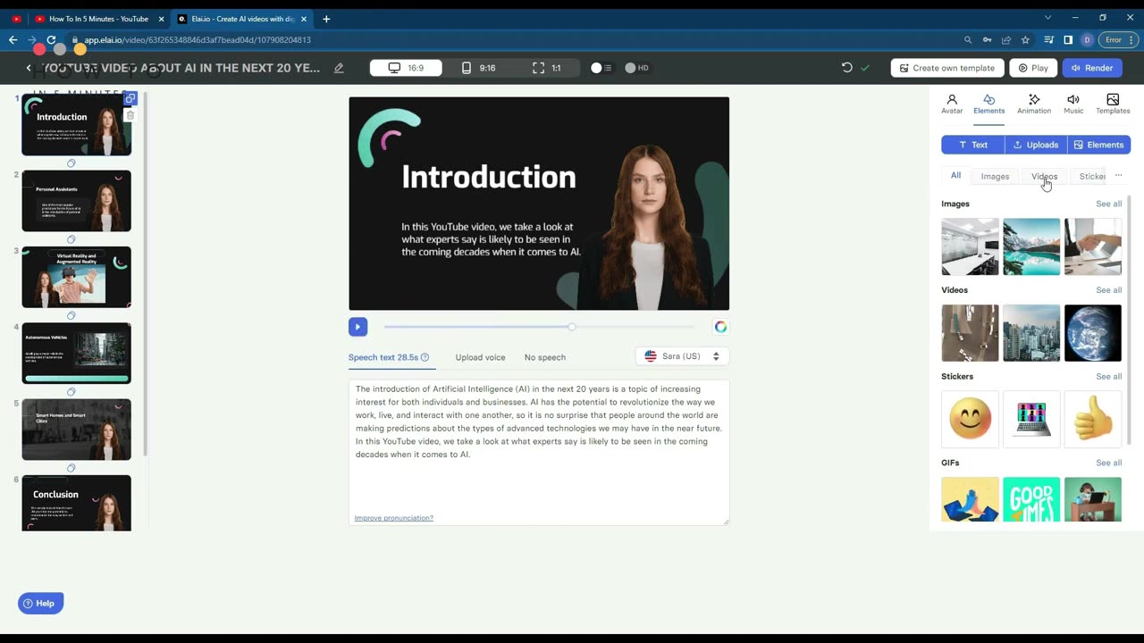 Text to Video AI : ChatGPT To Video Generator | AI Talking Avatar