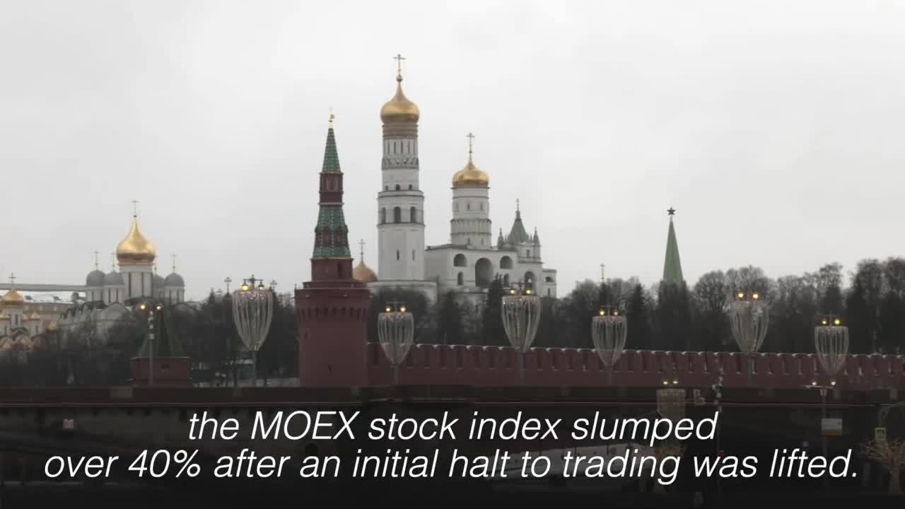 GLOBAL MARKET DIE ON RUSSIA'S INVASION