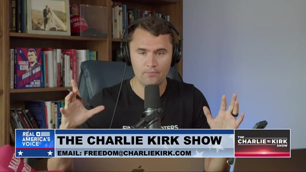 "Obviously Illegal" Charlie Kirk Slams Kamala Harris for Covering Up "Graphic" Abortion Videos