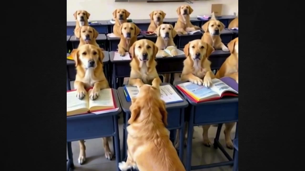 The Surprising School Journey of a Cute Dog