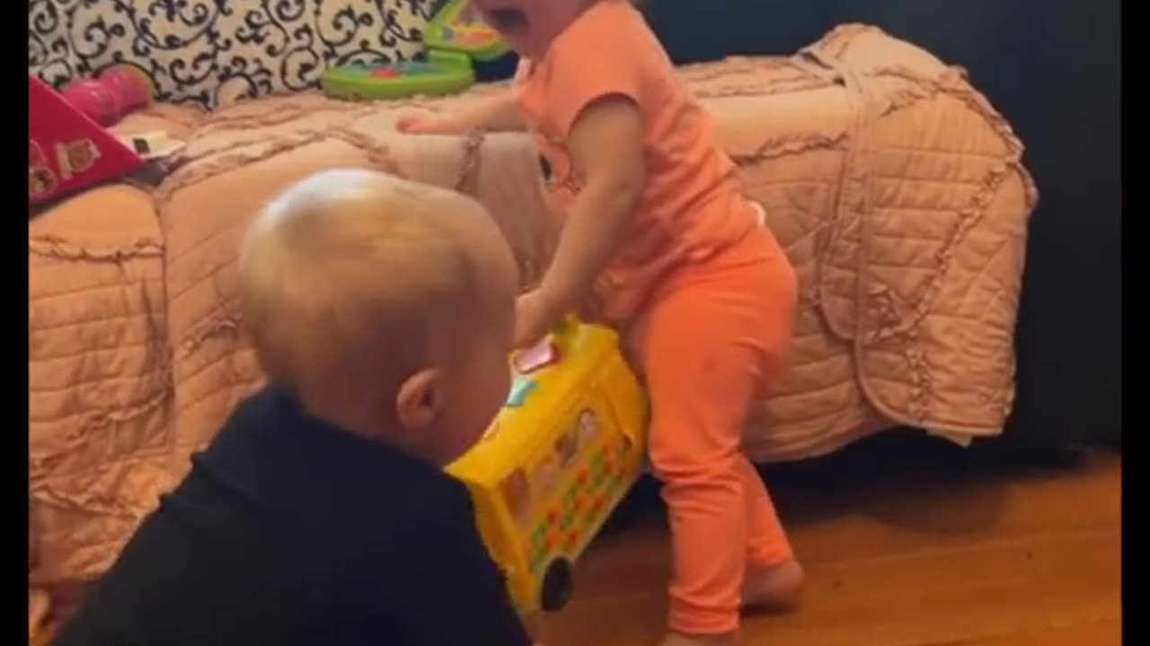 Babies Fighting Over Toys! 😂 | Hilarious Moments 2024 | #ViralHog #FunnyBabies