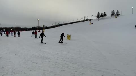 Wilmot mountain on Valentine’s Day.