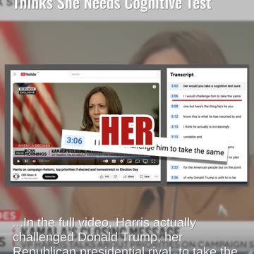 Fact Check: Kamala Harris Did NOT Give 'Blank Stare' When Told Trump Thinks She Needs Cognitive Test