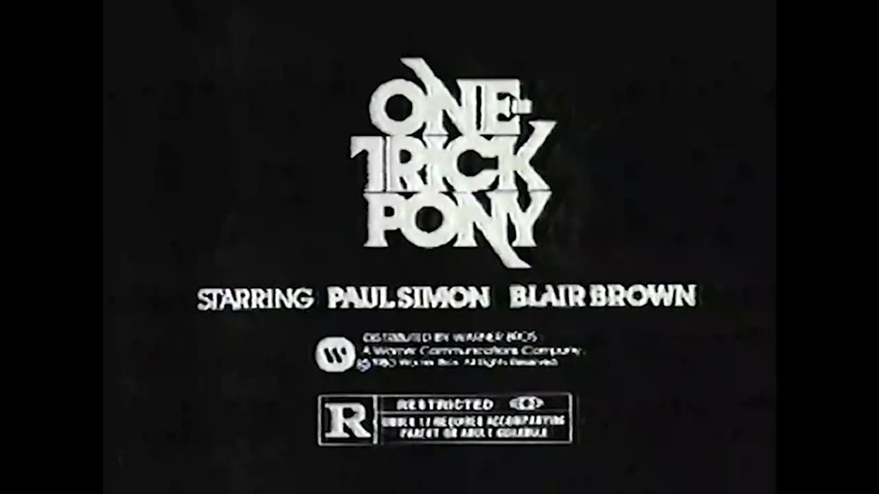 September 30, 1980 - TV Trailer for 'One Trick Pony' with Paul Simon