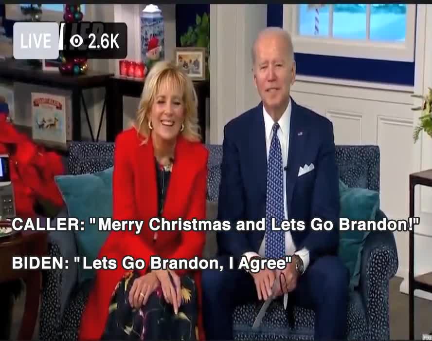 BIDEN: "Lets Go Brandon, I Agree"