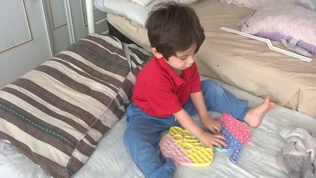 Cutest baby boy ever watching tv