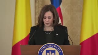 EMBARRASSING: Kamala Harris Suffers Brain Freeze in Romania