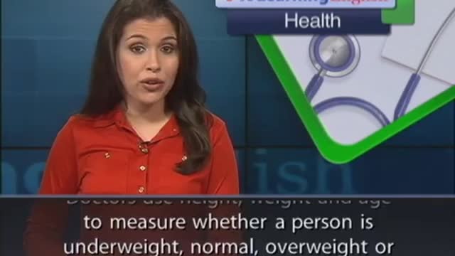 VOA health report on obesity ,VOA Health report on weight of children