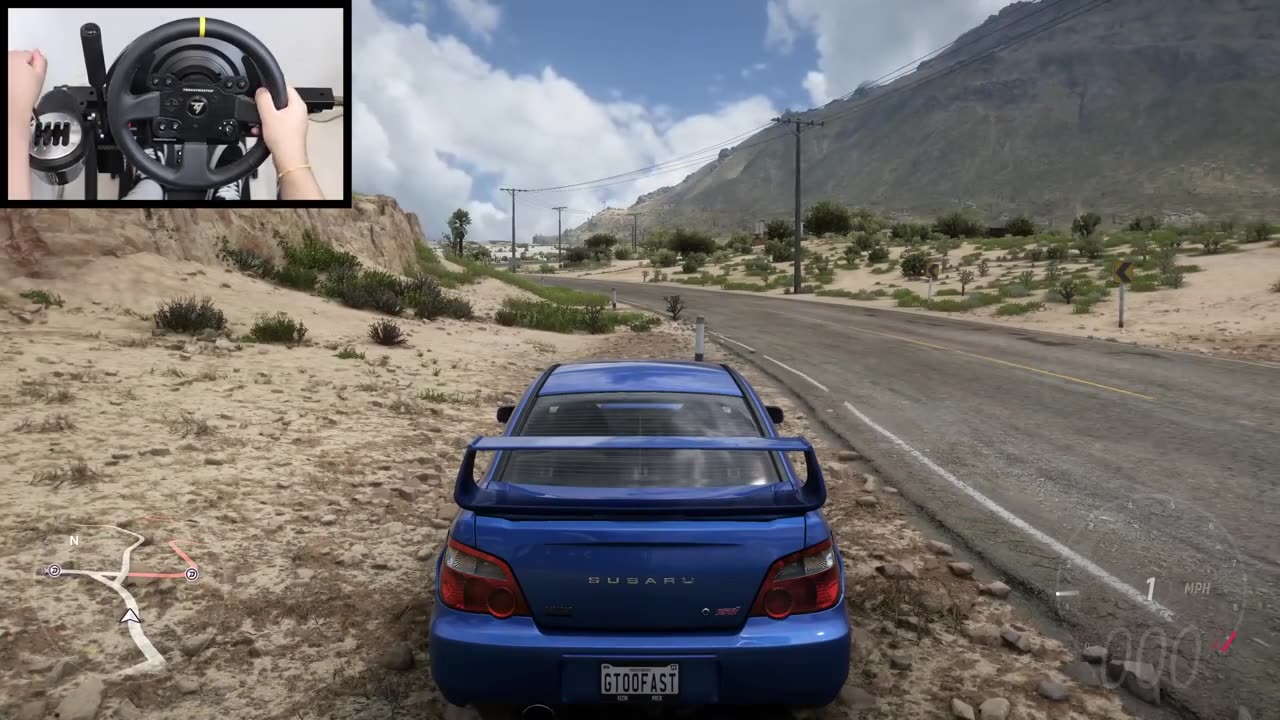 2004 Subaru WRX STI - Forza Horizon 5 | Steering Wheel Gameplay