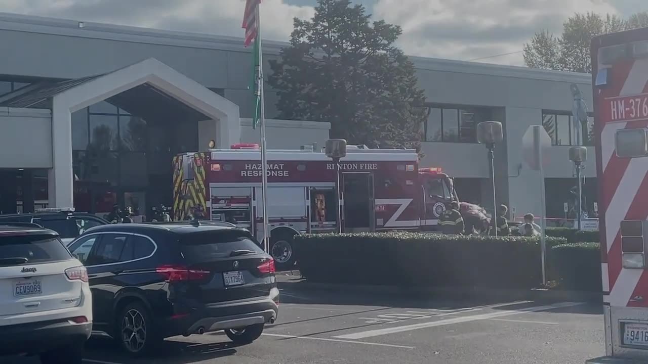 Alarms going off at the King County elections office in Renton, WA.