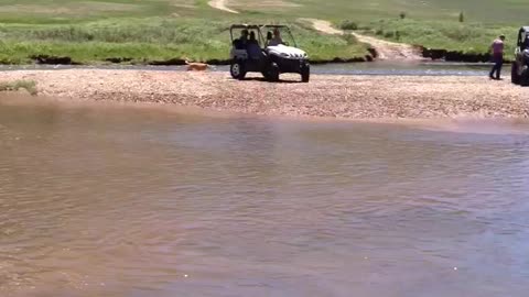 Water crossing north slope of the Uintah mountains