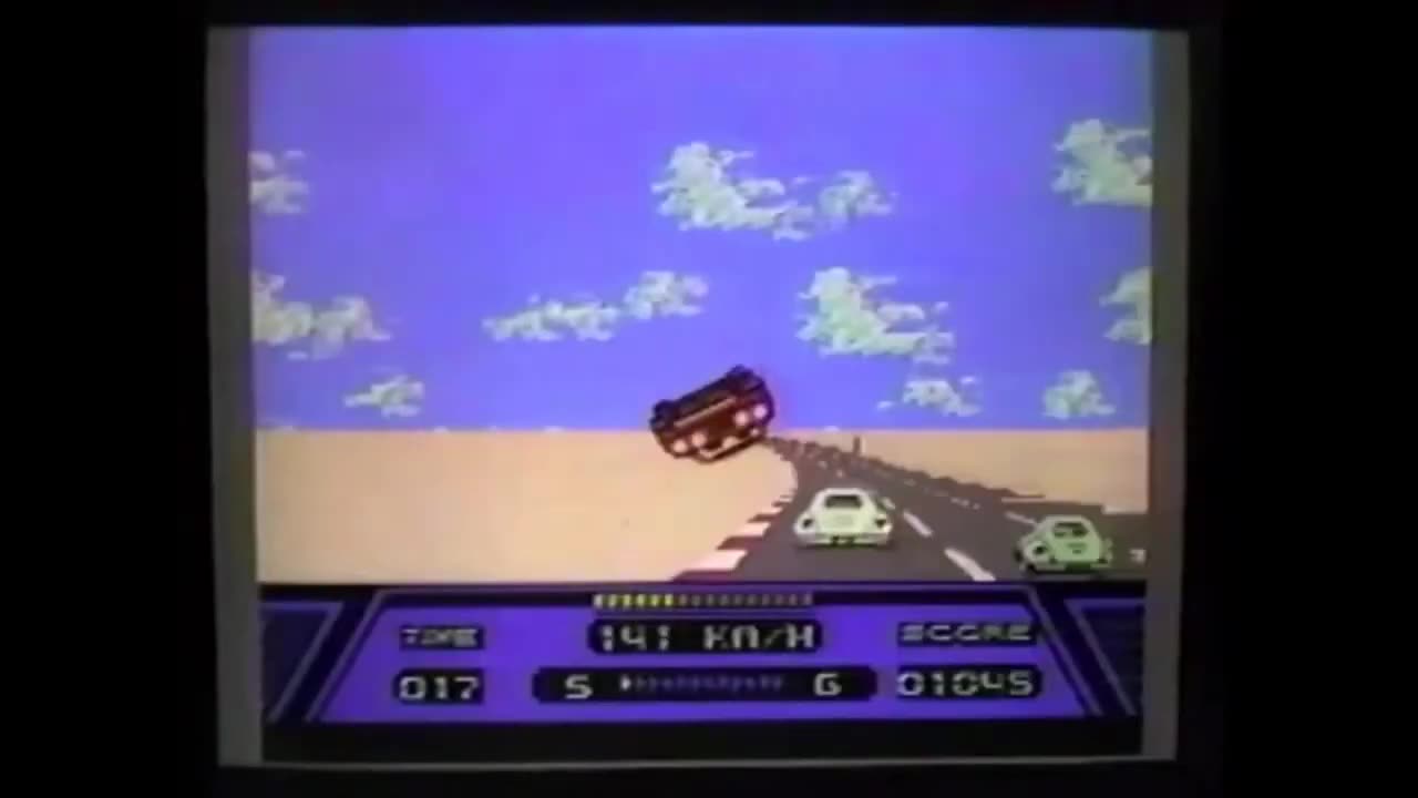 1987 Rad Racer NES Commercial