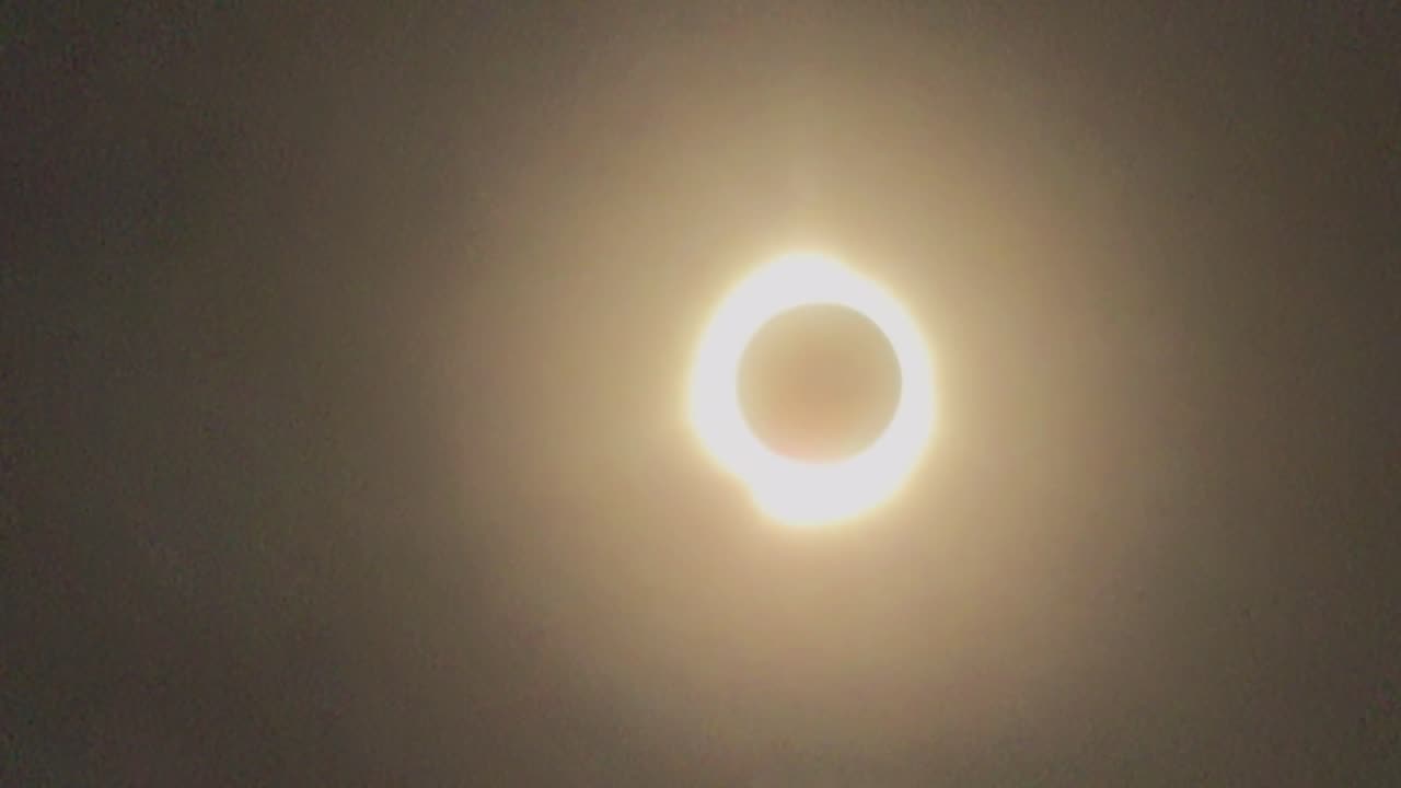 The Great North American Eclipse - Totality/Total Solar Eclipse - from Heartland Community Church in Medina, Ohio on Monday, 04/08/2024, at 15:13 EDT.