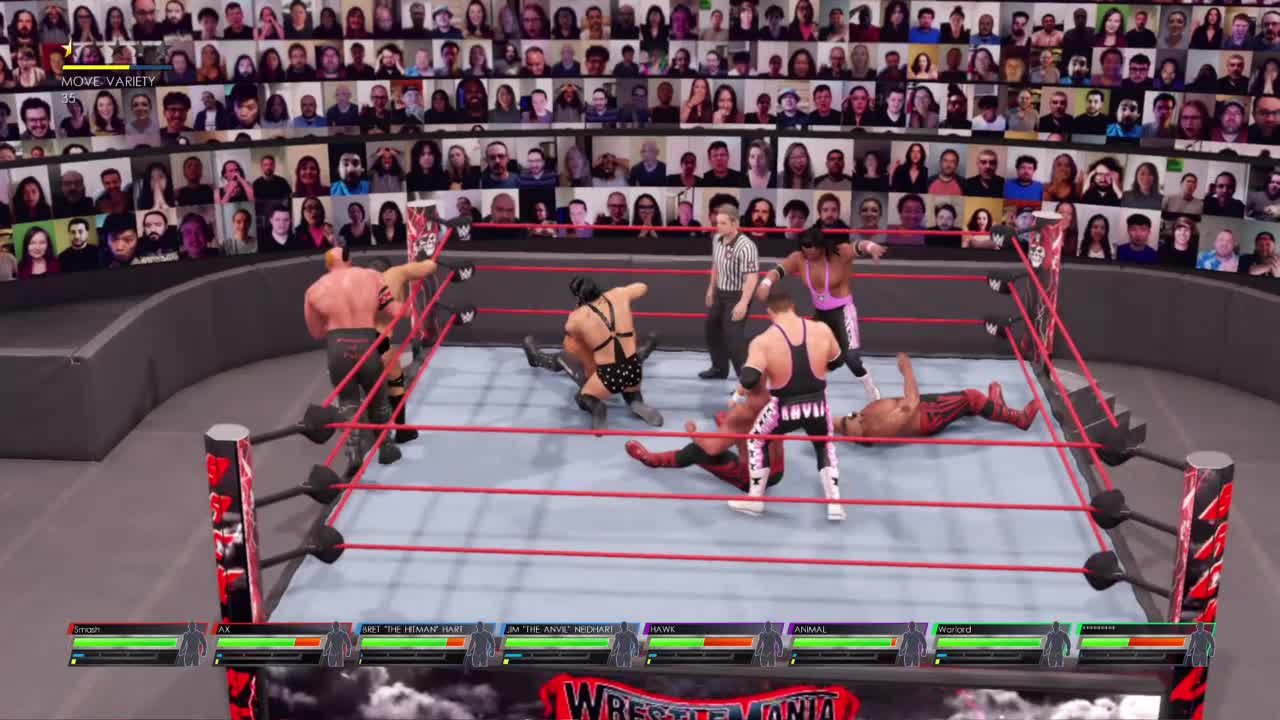 wwe2k22 4 way tornado tage