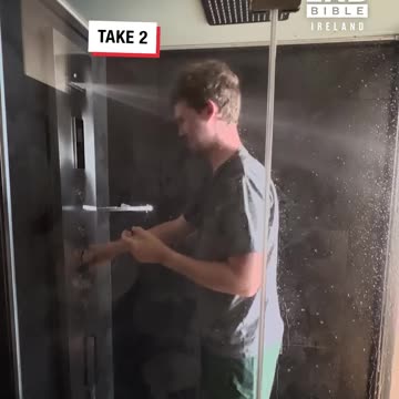 Trying to use fancy hotel shower