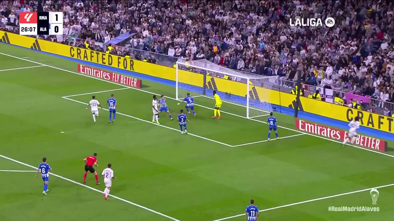 REAL MADRID 5 - 0 DEPORTIVO ALAVÉS _ RESUMEN LALIGA EA SPORTS