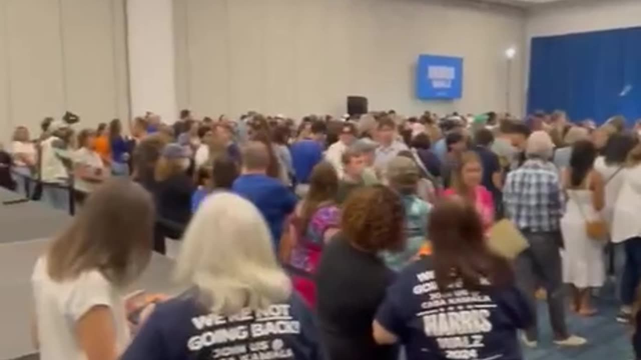 Disastrous Kamala Harris ‘rally’ - Tampa, Florida.