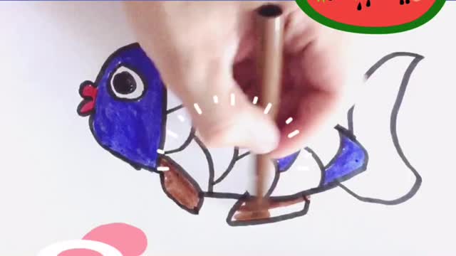 How to Draw a fish easy for kids