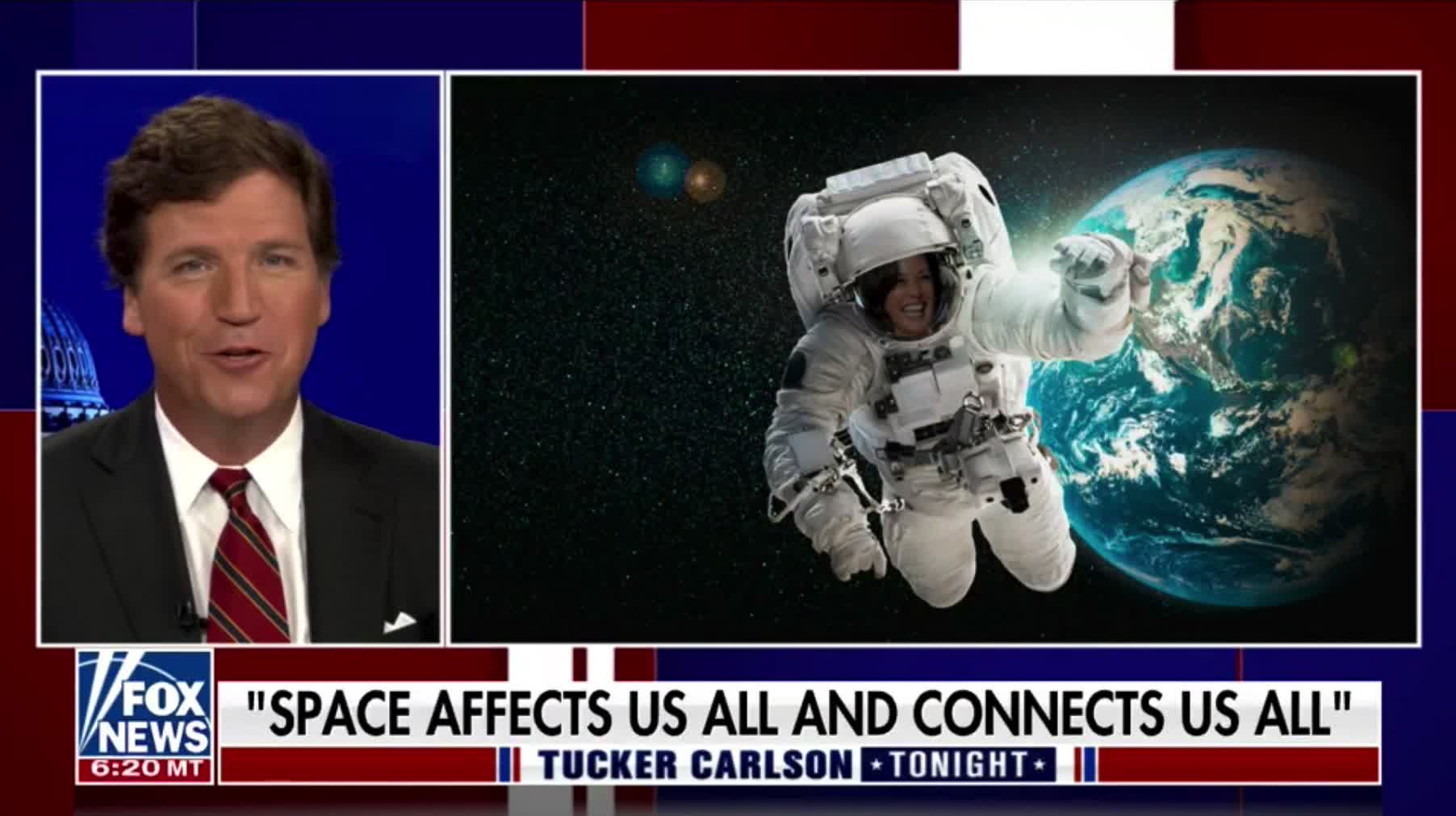 Tucker Carlson mocks "space czar" Kamala