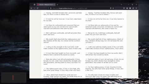 Psalms 69-71