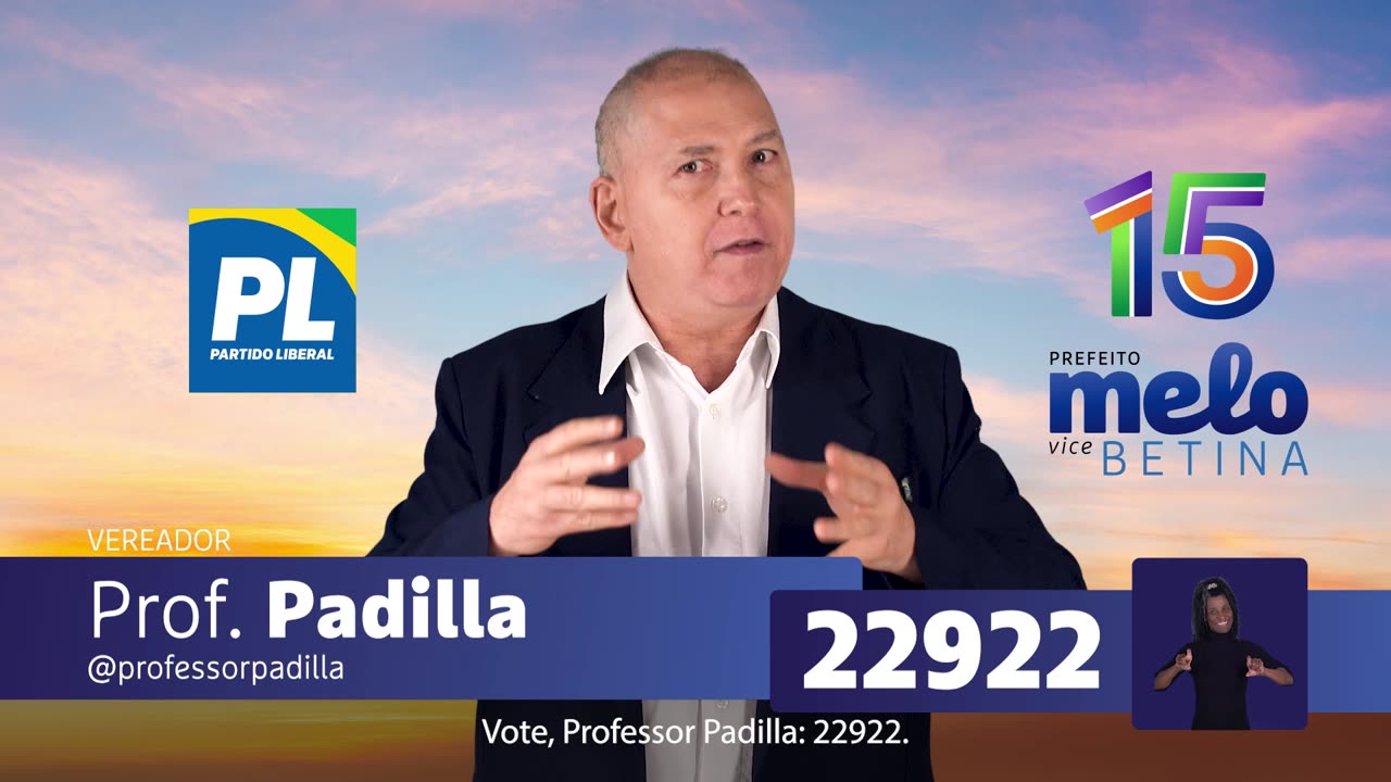 Professor Padilla candidato a vereador 22👼9🤰22 em Porto Alegre