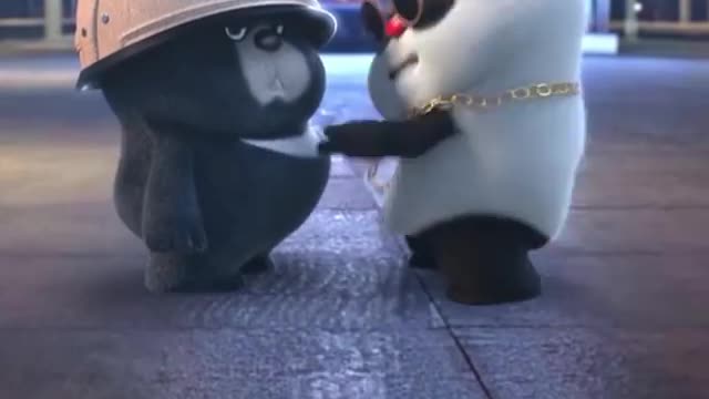 Funny dance by panda and bear 😂🐻