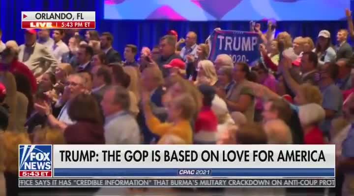 CPAC Crowd to Trump: "WE LOVE YOU! WE LOVE YOU!"