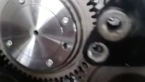 Servicing a large engine