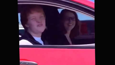 Ginger Kid Sings Unwritten In Car