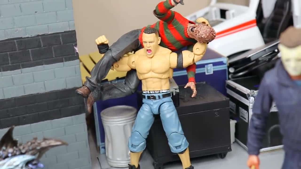 INSANE HORROR WWE ACTION FIGURE SETUP!