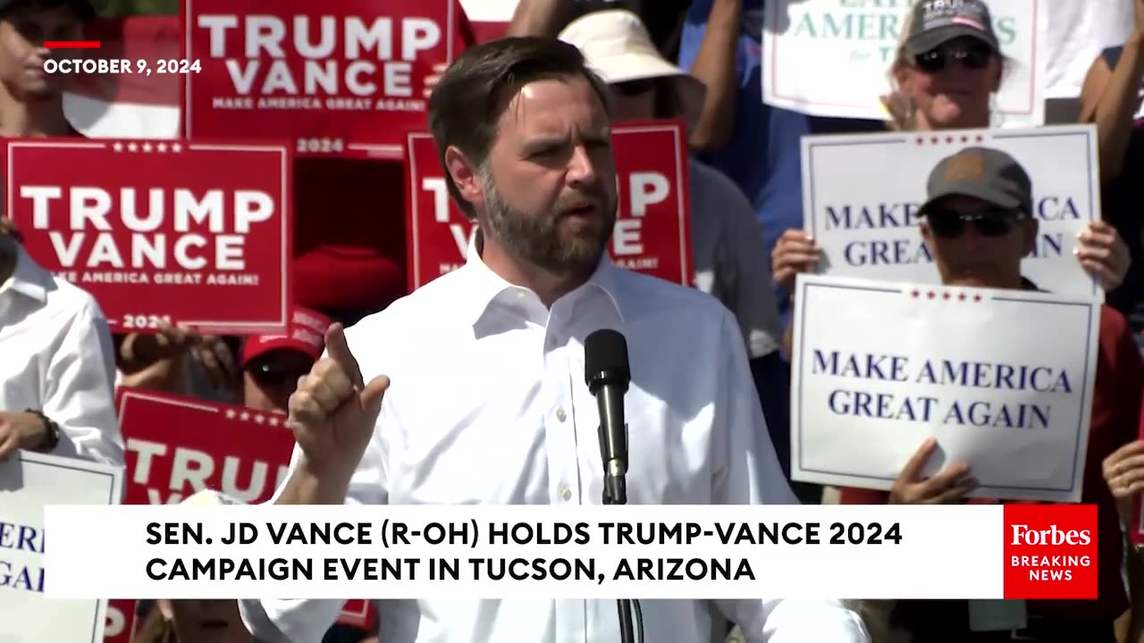 'What The Hell Have You Been Doing That Whole Time-'- JD Vance Excoriates Harris At Arizona Rally