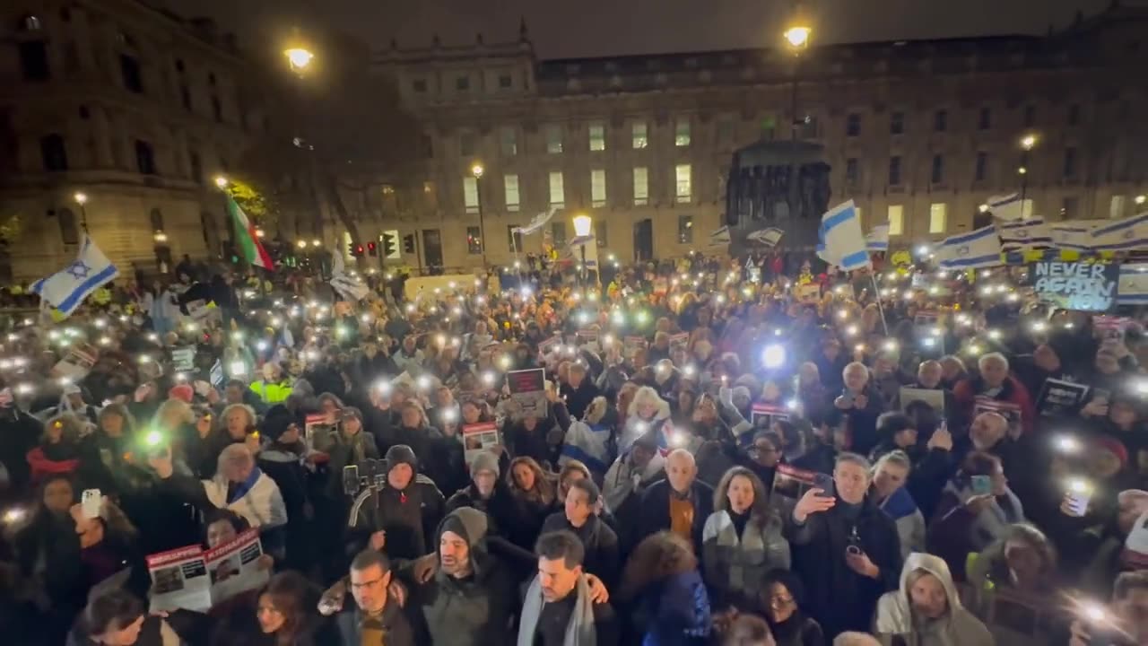 British Jewish protests always so peaceful and beautiful while the other side’s never are