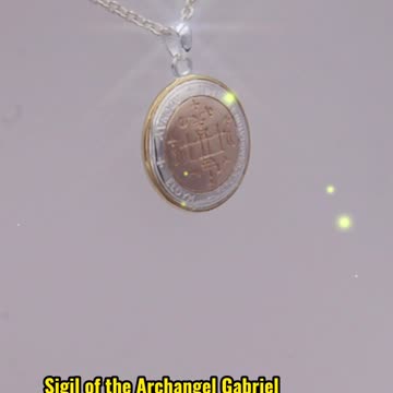 Archangel Gabriel Pendant: Graceful Christmas Charm